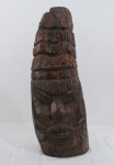 Monumental e raríssima  carranca em tronco de  Jacarandá maciço. Medindo 64 x 23 cm. Séc. XIX. Peso 11,5 kilos.