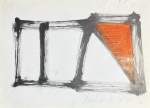 AMILCAR DE CASTRO (Paraisópolis, 8 de junho de 1920 - Belo Horizonte, 21 de novembro de 2002) - "Abstrato", técnica mista, A.C.I.D, datado de 1992. Med 22x30 cm. Obs: Ausência de moldura, sem expertise não garantimos autenticidade. uma borda no estado.