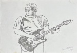 RONALDO TORQUATO (Rio de Janeiro, 1957) - "Musico" Técnica mista sobre papel, A.C.I.D, datado de 2017. Med 30x42 cm. Obs: Ausência de moldura. Artista plástico contemporâneo, Ronaldo Torquato é declaradamente um pintor marginal. Vive no dia-a-dia uma outra forma paralela de arte, a de subsistir unicamente de pintura no Brasil. Um amante devoto do cinema, suas paixões permeiam também a história e a literatura. Seus mais de 30 anos de carreira são repletos de boas vivências, experiências de fulgor ébrio, sordidez, fatos inusitados e indivíduos únicos; tudo impossível de resumir. A biografia etérea deste indivíduo está de fato estampada em suas telas.