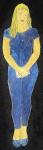 RONALDO TORQUATO (Rio de Janeiro, 1957) - "Figura Feminina" Técnica mista sobre papel, A.C.I.D. Med 42x12 cm. Obs: Ausência de moldura. Artista plástico contemporâneo, Ronaldo Torquato é declaradamente um pintor marginal. Vive no dia-a-dia uma outra forma paralela de arte, a de subsistir unicamente de pintura no Brasil. Um amante devoto do cinema, suas paixões permeiam também a história e a literatura. Seus mais de 30 anos de carreira são repletos de boas vivências, experiências de fulgor ébrio, sordidez, fatos inusitados e indivíduos únicos; tudo impossível de resumir. A biografia etérea deste indivíduo está de fato estampada em suas telas.