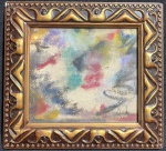 IVAN SERPA, Ivan Ferreira Serpa (Rio de Janeiro, 1923 Rio de Janeiro, 1973) - "Composição" Técnica mista, A.C.I.D, déc de 60. Med 20x20 cm (Com moldura). Obs: sem expertise não garantimos autenticidade.