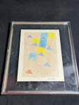 ALFREDO VOLPI (Lucca, 14 de abril de 1896 São Paulo, 28 de maio de 1988) - "Bandeirinhas" - T.M.S.C. Med.: 32X42 cm. Obs.: não garantimos autênticidade.