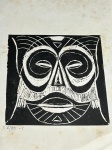 ARTISTA NÃO IDENTIFICADO - Antiga Gravura sobre papel, apresenta prova do artista e numeração de tiragem.
