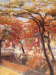 GEORGINA DE ALBUQUERQUE - " Cena de Niteroi " - A.R.S.P.C. Med.: 30x30 cm