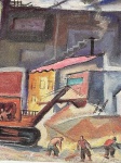 QUIRINO CAMPOFIORITO - " A Demolição " - A.R.S.P.C. Med.: 30x30 cm