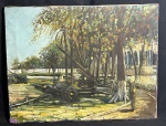 ASSINATURA NÃO IDENTIFICADA - " Vila Militar " - O.S.T. , A.C.I.D. Med.: 55x60 cm Obs.: quadro selado ao fundo