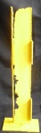 Bela Escultura em fer forgé patinada na tonalidade do amarelo. Altura 60 cm.