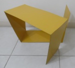 Franz Weissmann  Magnífica Escultura em metal na cor Amarela (Automotor eletrostático), medindo 54 x 32 cm. ATRIBUÍDA