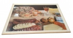 Um quadro decorativo pintado no alcatex. med: 106x65cm.
