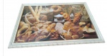 Quadro Decorativo com vidro. Med:87x73x moldura/ 70x57 telacm.