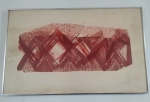 MARIA BONAMI  (1935) - Gravura emoldurada, titulada "Esto e um papagaigo"..., 30/50, assinada e datada 1978, med.62x100cm.