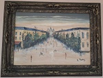 Sílvio Pinto  (1918 /1997)  Velho Paris, O.S.T., medindo 50 x 70 cm. Assinado no CID.