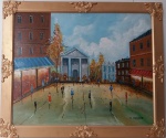 R. Burand  Paris, O.S.M., medindo 72 x 58 cm SM, e 84 x 70 cm CM. Assinado no CID.