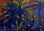 JORGE GUINLE, Jorge Eduardo Guinle Filho (Nova Iorque, 14 de março de 1947 Rio de Janeiro, 18 de maio de 1987) - "Composição" O.S.T, Assinado, datado de 1986. Med 70x50 cm. Obs: Sem expertise não garantimos autenticidade.