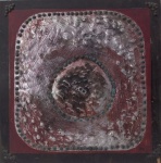 RUBENS GERCHMAN (Rio de Janeiro, 10 de janeiro de 1942 São Paulo, 29 de janeiro de 2008) - "Composição" técnica mista, A.C.I.D, datado de 1978. Med 40,5x40,5 cm. Obs: Sem expertise não garantimos autenticidade.