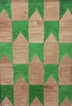 ALFREDO VOLPI (Lucca, 14 de abril de 1896 São Paulo, 28 de maio de 1988) - "Bandeirinhas" O.S.C, assinado no verso, déc de 70. Med 36x29 cm. Obs: Acompanha documento reconhecido pelo artista.