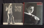 LIVRO - Lote contendo dois livros sendo "THE NOIR STYLE" PÁG 244.  Med:30x38, e "BEATON PORTRAITS". PÁG 240.Med:31x25cm.