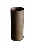 ANTIGUIDADE - Antiga Capsula de Canhão Inerte em bronze. Med: 26x11cm.