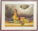 EENOSS - "Natureza Morta" A.C.I.D, datado de 1971. Med 55x65 cm (Com moldura).