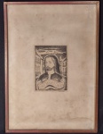 GUINARD, Alberto da Veiga Guignard (Nova Friburgo, 25 de fevereiro de 1896 Belo Horizonte, 25 de junho de 1962) - "Tomas Antônio Gonzaga" serigrafia, A.C.I.D, déc de 1940. Med 53x38 cm. (Com moldura).