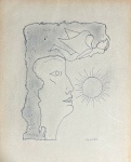 DJANIRA, Djanira da Motta e Silva (Avaré, 20 de junho de 1914 Rio de Janeiro, 31 de maio de 1979) - "Figura" nanquim, A.C.I.D, déc de 50. Med 30x24 cm. Obs: Ausência de moldura, sem expertise não garantimos autenticidade.
