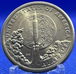 Moeda Estados Unidos One Dollar American Innovation FC - 2024-P ALABAMA