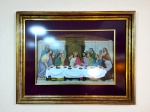 Antiga santa ceia de origem francesa, com placa de identificação, início do Séc. XX, excepcional mol
