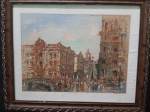 Jaime Hora "Rua de Salvador - Bahia" óleo sobre cartão, medindo 37 X 51 cm, assinado canto inferior direito, datado de 1952.