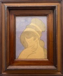 Dacosta, Milton ''Vênus'', óleo sobre cartão, medindo 26 x 19 cm e assinado no canto inferior direito.