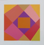 ANTONIO PETICOV Sem titulo serigrafia 87/100, medindo 40 x 40 cm, assinado canto inferior direito e datado 2019.