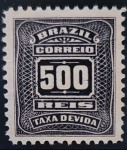 SELO DO BRASIL - TAXA - X-34 - NOVO