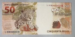 CEDULAS DO BRASIL - REAL 2" FAMILA - C.363 - LETRAS L D - FLOR DE ESTAMPA