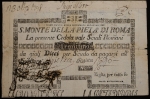 Cédula dos Estados Papais (Vaticano) - 31 scudi - 1797 - PS329 - S. Monte Della Pieta di Roma - MBC