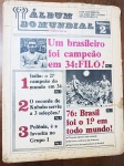 ÁLBUM DO MUNDIAL Nº2 - SUPLEMENTO GAZETA ESPORTIVA - 1977