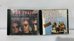 2 CDs  CREEDENCE CLEARWATER, THE POLICE  * EM BOM ESTADOgeral!