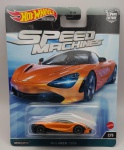 Miniatura Hot Wheels Premium Speed Machines McLaren 720S , escala 1/64. Item no estado conforme fotos. Carrinho de Coleção. 