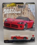 Miniatura Hot Wheels Premium Fast & Furious 2003  Dodge Viper SRT10, escala 1/64. Item no estado conforme fotos. Carrinho de Coleção. 