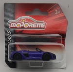 Miniatura Majorette Audi R8 Spyder Roxo - Street Cars, escala 1/64. Item no estado conforme fotos. Carrinho de Coleção. 