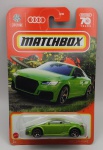 Miniatura Matchbox Audi TT RS Coupé,  escala 1/64. Item no estado conforme fotos. Carrinho de Coleção