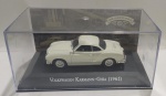 Miniatura Volkswagen Karmann-GHIA 1962,  Coleção Inesquecíveis, escala 1/43. Item no estado conforme fotos. Carrinho de Coleção