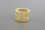 H STERN Anel Maleável em Ouro Amarelo 18k - Aro 17 / Largura 17mm - Peso: 20,3 gramas - Ref.:11102