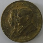 Moeda de Bronze-Aluminio , Brasil 500 Reis 1922 - 