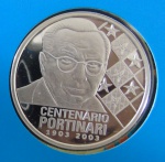 Moeda de prata Comemorativa Brasil 2 Reais 2003 - compostor Ary Portinari - FC