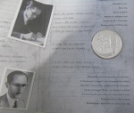Moeda de prata Comemorativa Brasil 2 Reais 2002 Carlos Drummond de Andrade- FC