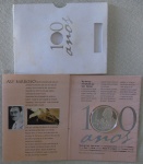 Moeda de prata Comemorativa Brasil 2 Reais 2003 Ary Barroso- FC