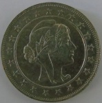 Moeda de prata ,Brasil 2000 Reis 1934 -
