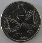 Moeda de Aço Inoxidavel , Brasil 5 Centavos 199.0