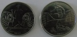 Moeda de Aço Inoxidavel , Brasil 5 e 10 Cruzeiros 1992 - 2 moedas 