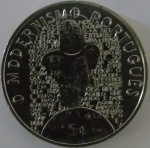 Moeda comemorativa Portugal 5 euros  2016 - o mndornismo portuques 