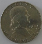 Moeda de Prata Estrangeira , Estados Unidos half Dollar 1961 - 